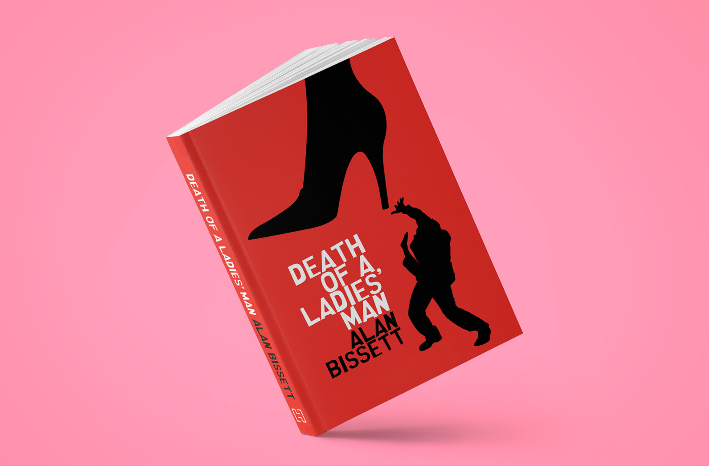 Death of a ladies man book cover design