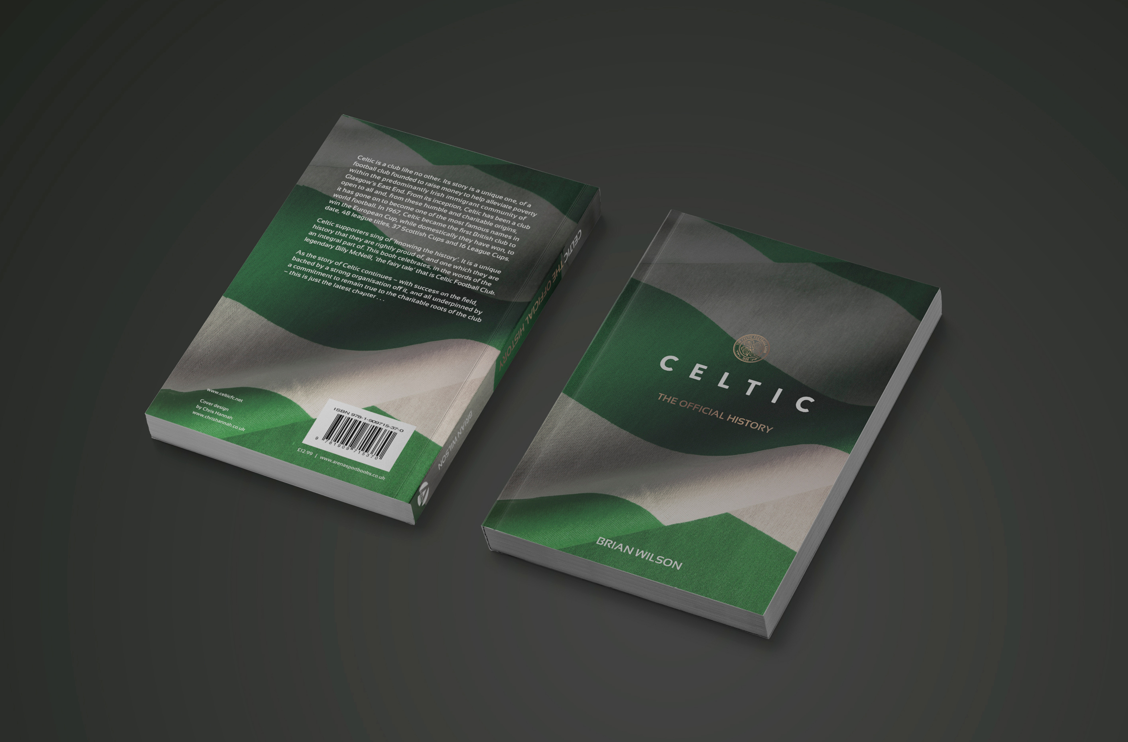 Celtic Official History Book Cover Design