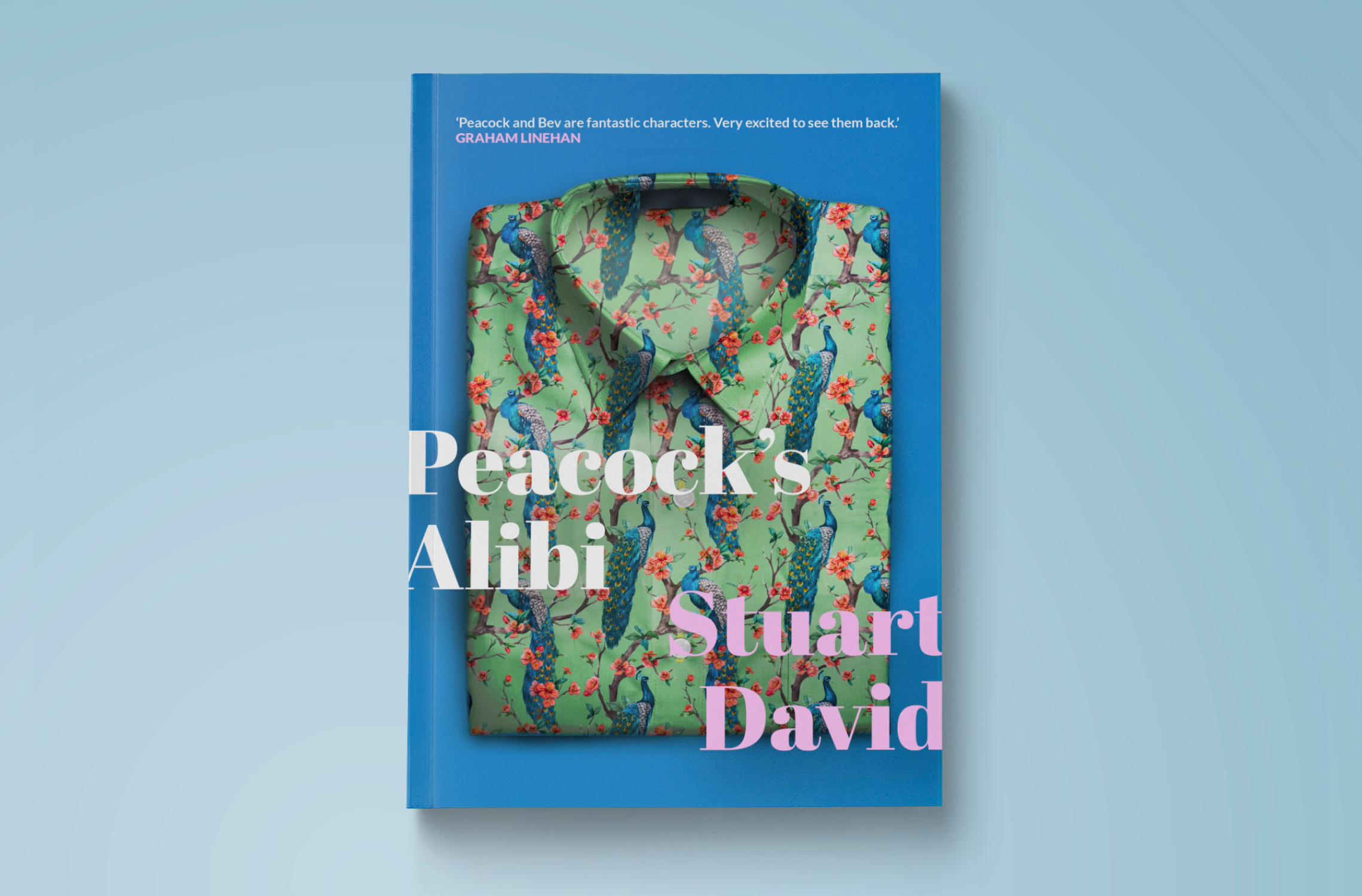 Peakcocks Alibi Book Cover Design